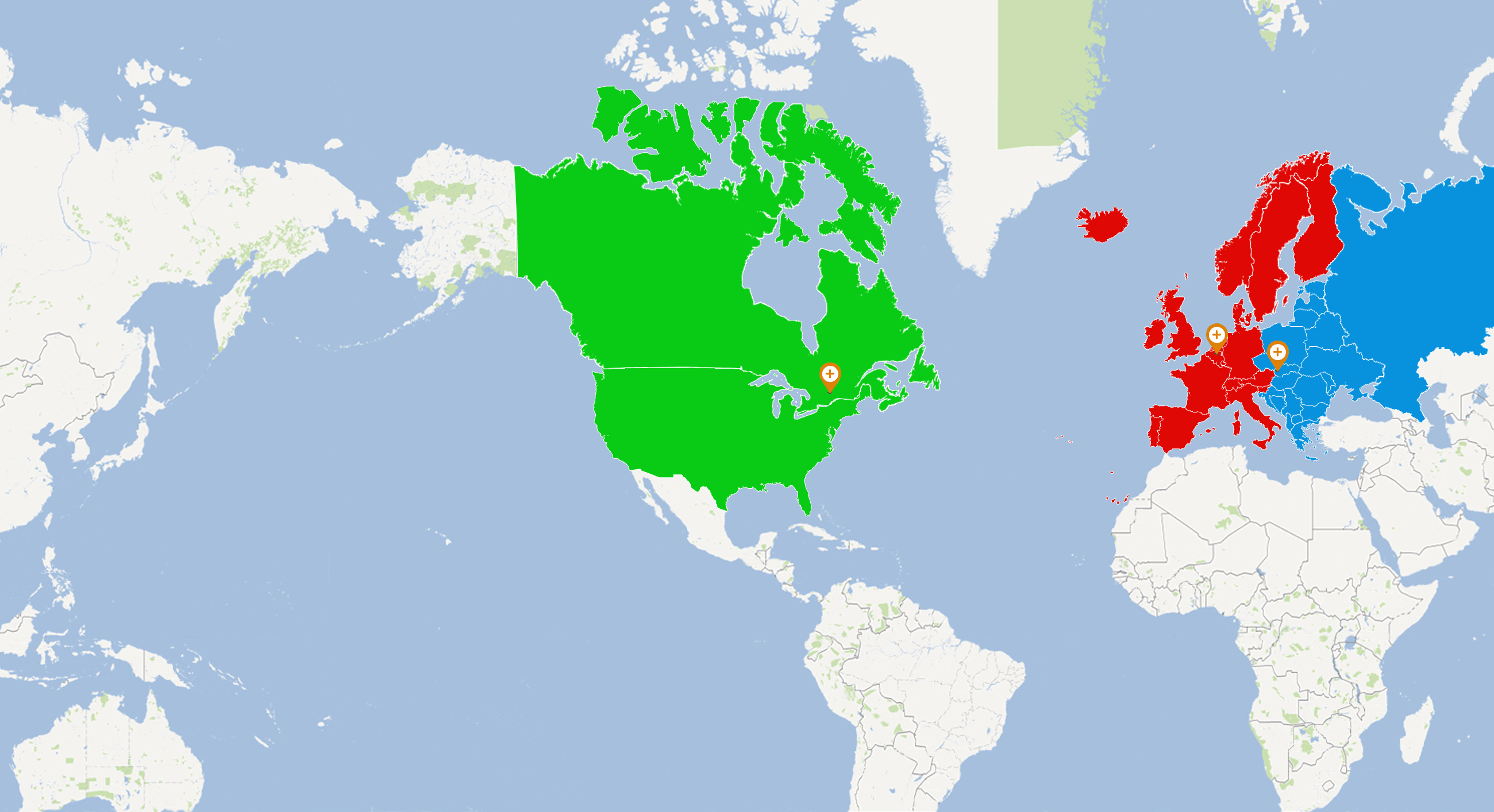 SEDA World Map